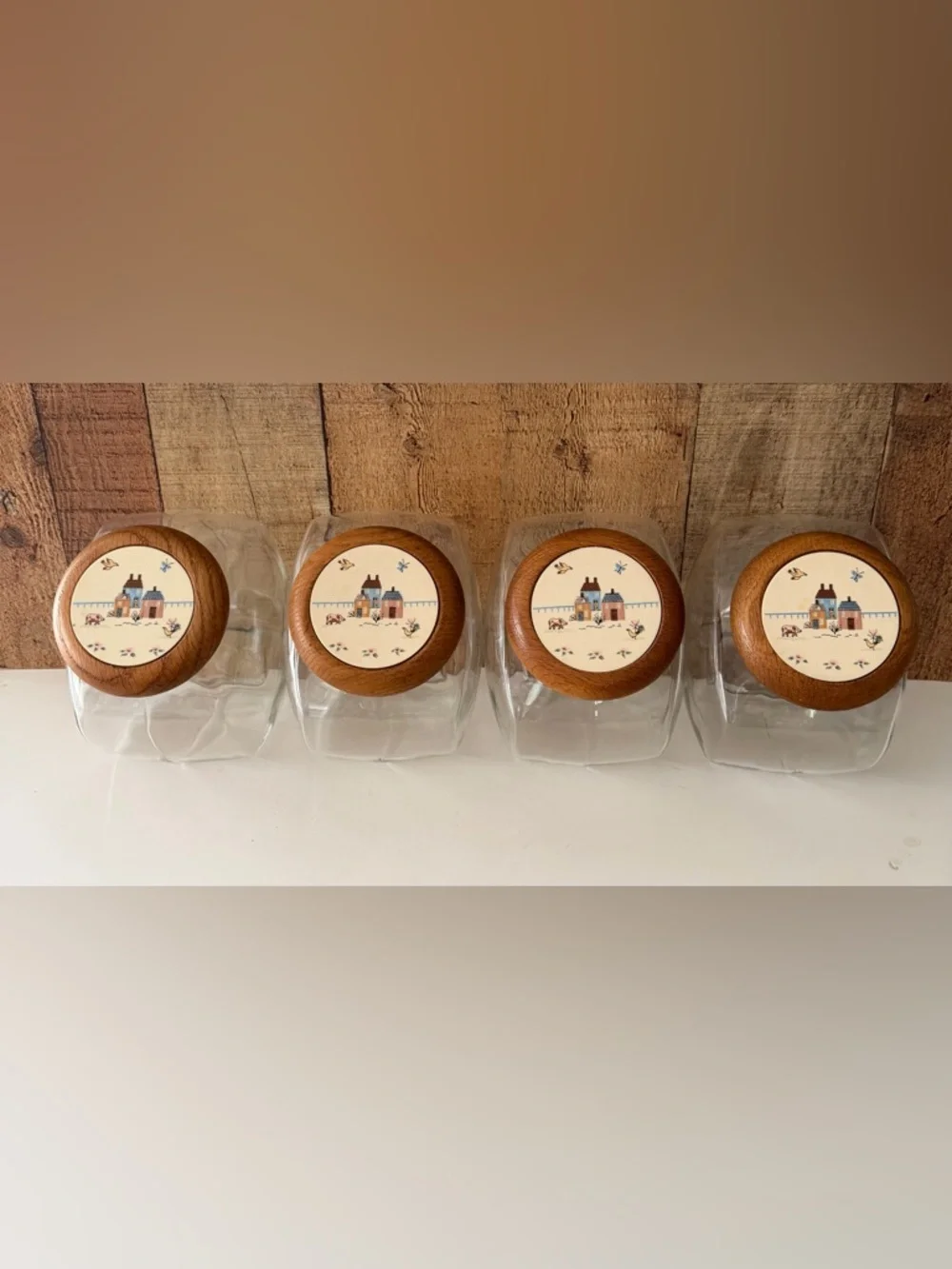 Vintage Heartland by International Kitchen Glass Canister - Picture 8 of 8